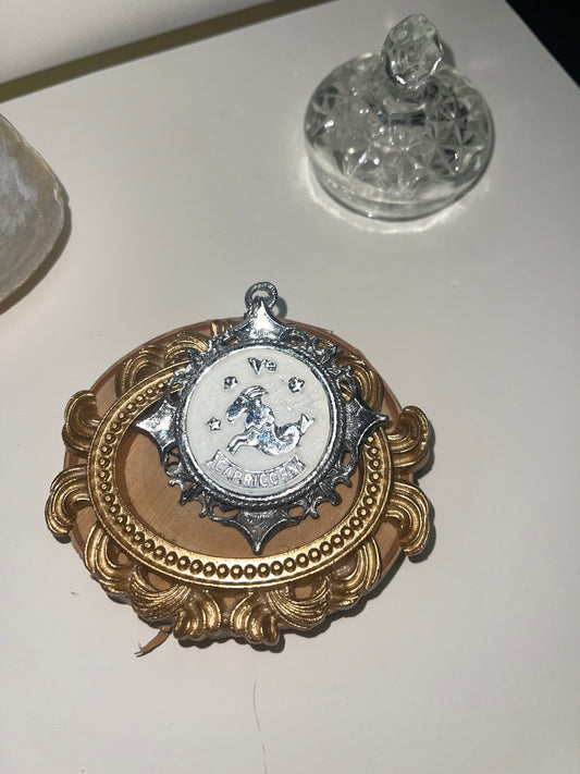 Vintage Capricorn pendant